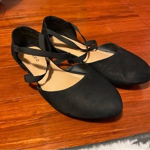 Torrid flats black Mary Jane size 10w